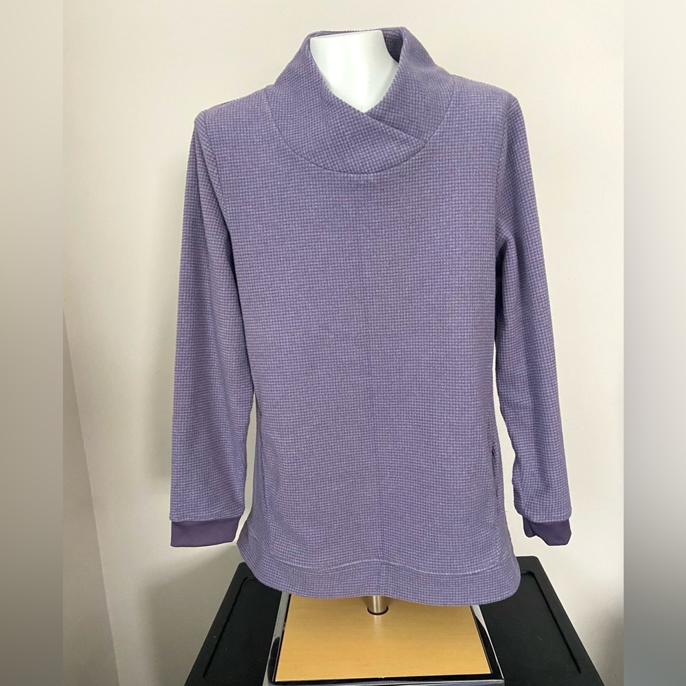 d&co Women’s Elegant Lavender Cowl Neck Sweater Size X-Small